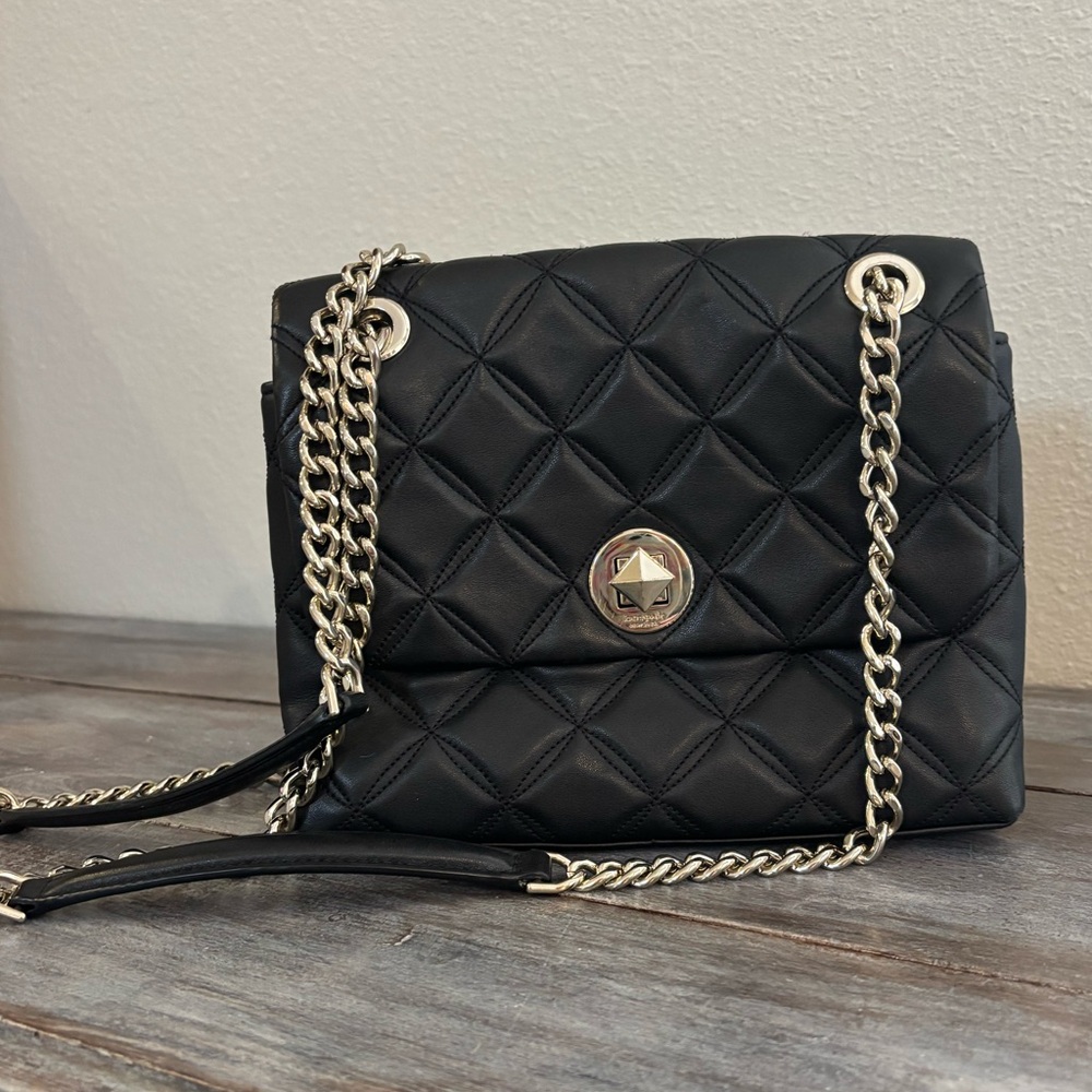 Kate Spade Natalia Flap Bag black 
perfect condition 
6.5''h x 8.7''w